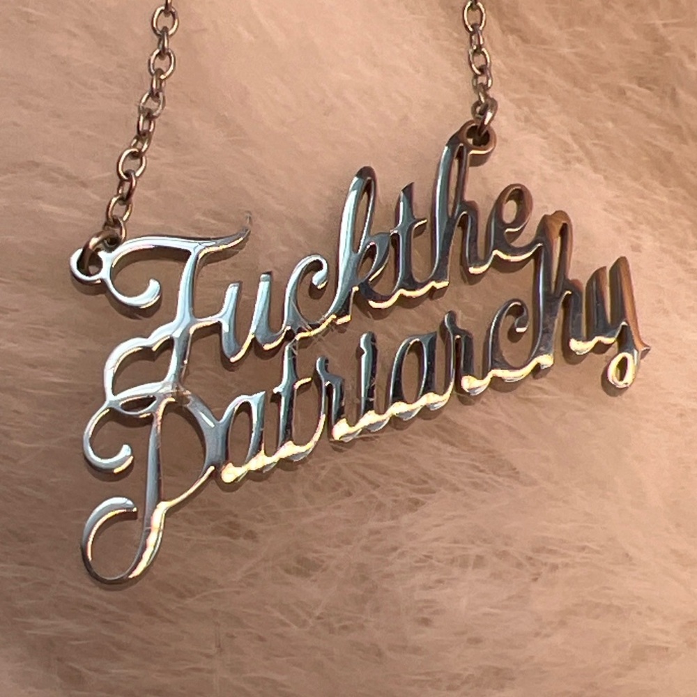 Silver Statement Necklace - image 1